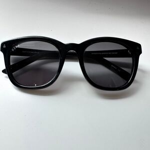 DIFF Gia Designer Women's Sunglasses Oversized Square UV400 Black & Grey